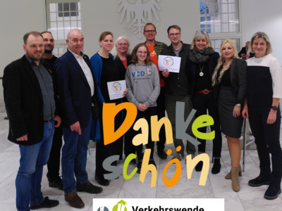 Das Bündnis Verkehrswende feiert die Verabschiedung des Brandenburgischen Mobilitätsgesetzes