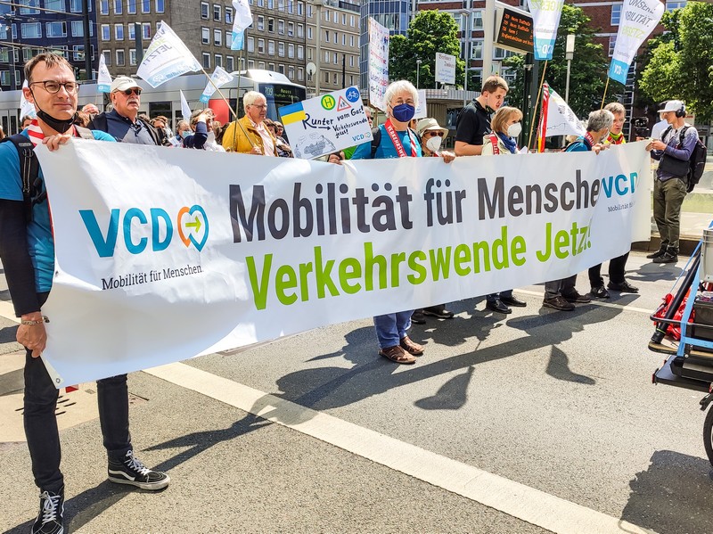 Verkehrswende-jetzt-Demo in Düsseldorf