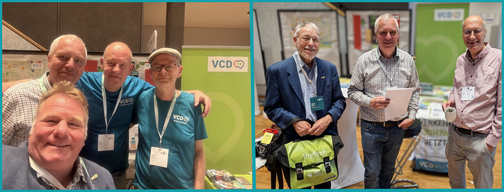 Freundlicher Besuch & Unterstützung am Infostand aus Bielefeld, Bremen, Bayern und NRW, Bilder VCD.